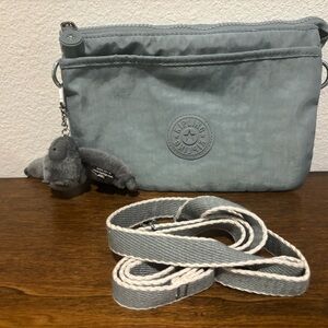 Kipling Slate Blue/Gray Crossbody Bag